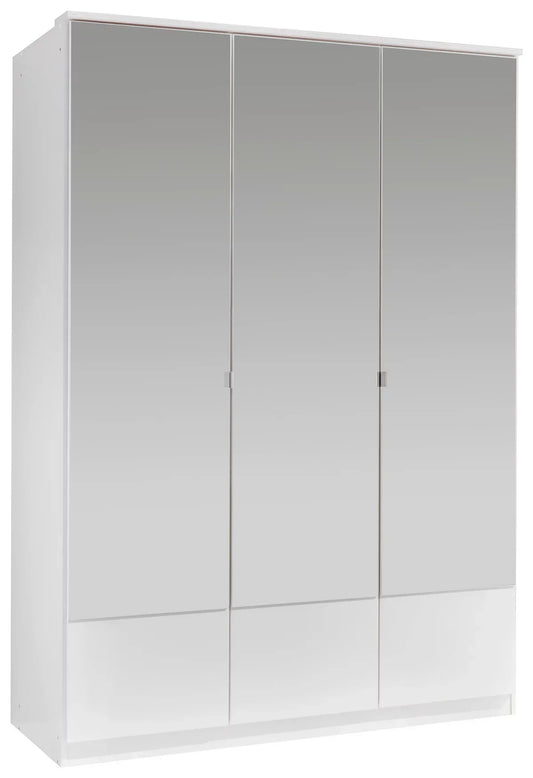 Trojdverová zrkadlová skriňa IMAGO biela 135cm